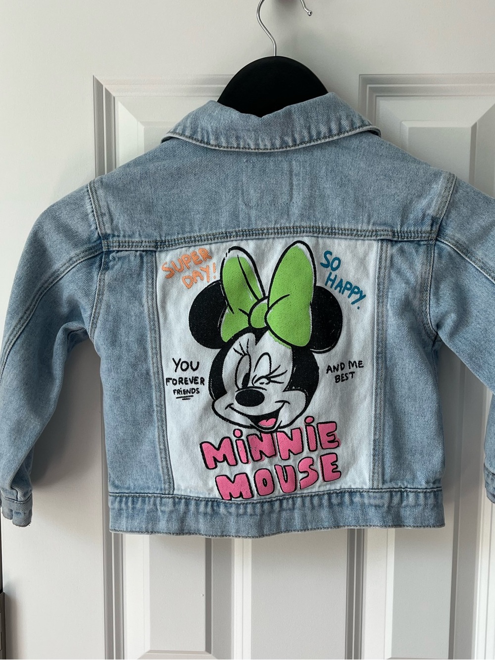 Zara x Disney Minnie Mouse Denim Jacket  3-4 years old